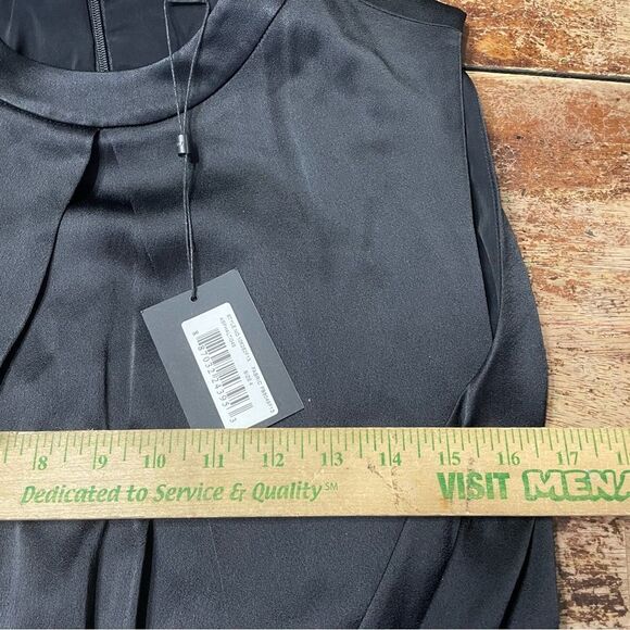 Alexander Wang Womens Twisted Front Drop Waist‎ Muscle Tee Dress Black Size 4 - Picture 5 of 7